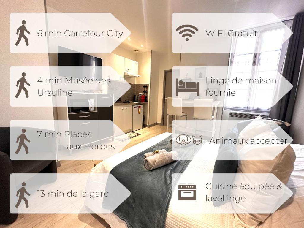 "Les Angelots" Apartment Mâcon Екстериор снимка